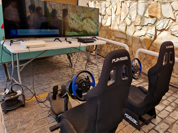 actividades-infantiles-para-eventos-en-extremadura-simulador-gaming